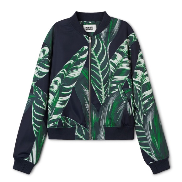 Weekday Jackets & Blazers - WTWTFSS Weekday Plant Print Bomber Size Small
